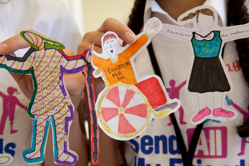 Young people deliver messages on inclusive education to&nbsp;No.10